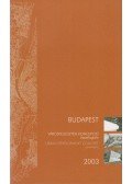 Szilágyi Klára - Budapest - Városfejlesztési Koncepció - Összefoglaló - 2003