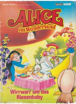 Krege-Mayer, Roswith (szerk.) - Alice im Wunderland - Wirrwarr um das Riesenbaby, Bergisch Gladbach 1984 antikvár könyv