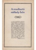 Imreh István - A rendtartó székely falu (dedikált)