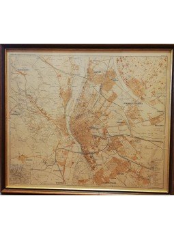 Kogutowicz Manó - Budapest székes-főváros egész területének térképe, Budapest 0 antikvár könyv