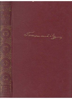 Tompa Mihály - Tompa Mihály munkái I. kötet Tompa Mihály - Tompa Mihály munkái I. kötet, Budapest 0 antikvár könyv