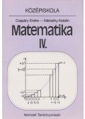 Czapáry Endre,Némethy Katalin - Matematika IV.