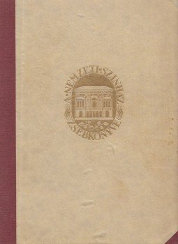 Mészáros Sándor László - A Nemzeti Szinház és Kamaraszinházának zsebkönyve, Budapest 1930 antikvár könyv
