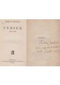 Babits Mihály - Versek 1902-1927. (dedikált)