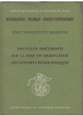 Pierre Bichard-Bréaud,Genevieve Humbert - Nouveaux documents sur la mise en ordinateur des données biographiques