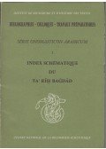Jean-Paul Pascual - Index schématique du ta rih Bagdad