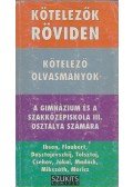 Dr. Dávid Katalin Zsuzsanna - Kötelezők röviden 3.