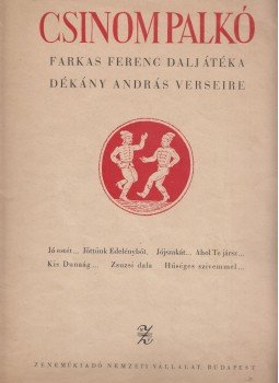 Farkas Ferenc, Dékány András - Csinom Palkó, Budapest 1950 antikvár könyv