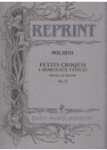 Ed. Poldoni - Petits croquis - 4 morceaux faciles pour le piano Op. 76