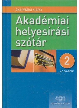  - Akadémiai helyesírási szótár, Budapest 2013 antikvár könyv