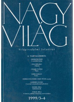 Fázsy Anikó - Nagyvilág 1999/3-4, Budapest 1999 antikvár könyv