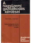 Csáki Csaba,Varga Gyula - Vállalatfejlesztési tervek lineáris dinamikus modellje