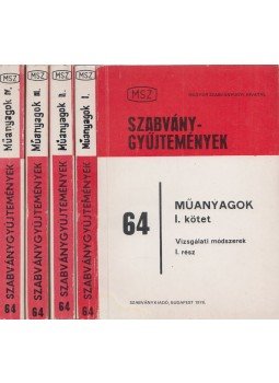 Dr. Rády Györgyné (szerk.), Bruckner Györgyi (szerk.), Darnóy György (szerk.), Rácz Márton (szerk.) - Műanyagok I-IV., Budapest 1978 antikvár könyv