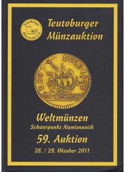 Volker Wolframm - Teutoburger Münzauktion - 59. Auktion - Weltmünzen Schwerpunkt Numanistik, Borgholzhausen 2011 antikvár könyv