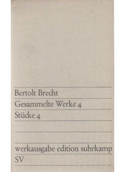 Brecht, Bertolt - Gesammelte Werke 4. Brecht, Bertolt - Gesammelte Werke 4., Frankfurt am Main 1967 antikvár könyv