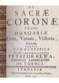 Révay Péter - De Sacrae Coronae Regni Hungariae