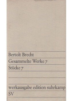 Brecht, Bertolt - Gesammelte Werke 7. Brecht, Bertolt - Gesammelte Werke 7., Frankfurt am Main 1967 antikvár könyv