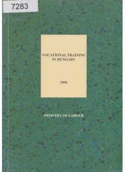 Dr. Benedek András (ed.) - Vocational Training in Hungary Dr. Benedek András (ed.) - Vocational Training in Hungary, 1996 antikvár könyv