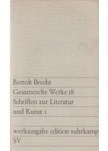 Brecht, Bertolt - Gesammelte Werke 18.