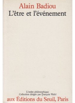 Alain Badiou - L'etre et l'événement, Paris 1988 antikvár könyv