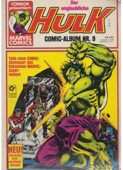 Mantlo, Bill - Der unglaubliche Hulk Comic-album Nr. 9 Mantlo, Bill - Der unglaubliche Hulk Comic-album Nr. 9, 1983 antikvár könyv