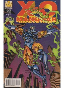 Bailey, Jeff, Golia, Marty, Keith Giffen - X-O Manowar Vol. 1. No. 59. Bailey, Jeff, Golia, Marty, Keith Giffen - X-O Manowar Vol. 1. No. 59., New York 1996 antikvár könyv