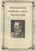 Udvari István - Dolgozatok Hodinka Antal tiszteletére