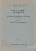 Balázs Géza (szerk.),Tolcsvai Nagy Gábor (Szerk.) - Mai magyar nyelvi gyakorlatok II.
