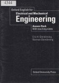 Eric H. Glendinning,Norman Glendinning - Oxford English for Electrical and Mechanical Engineering Answer Book