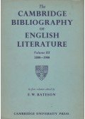 F. W. Bateson - The Cambridge Bibliography of English Literature Vol. III.