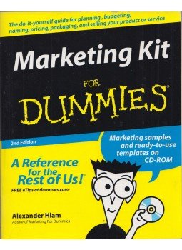Alex Hiam - Marketing Kit for Dummies, Indianapolis, Indiana 2005 antikvár könyv