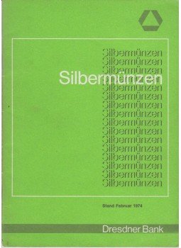  - Silbermünzen-offerte Februar 1974,  1974 antikvár könyv