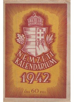  - Nemzeti kalendárium 1942,  1942 antikvár könyv