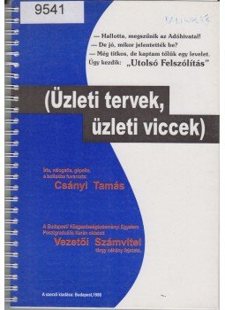 Csányi Tamás - (Üzleti tervek, üzleti viccek),  0 antikvár könyv
