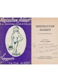 Vajda Albert - Megcsaltam Ádámot (dedikált)