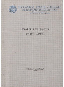 Dr. Tóth Aranka - Analízis példatár Dr. Tóth Aranka - Analízis példatár, Székesfehérvár 1997 antikvár könyv
