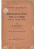 Dr. Konrád Jenő - A Magyarországon élő népfajok koponyaalkati viszonyai