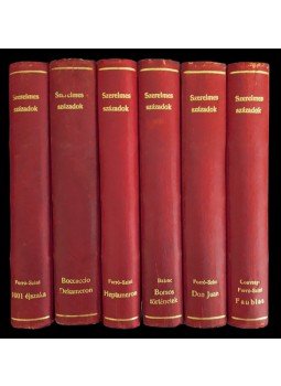 Giovanni Boccaccio, Honoré de Balzac, Couvray, Louvet De, Forró Pál (szerk.) - Szerelmes századok. I–VI. kötet [Teljes sorozat], Budapest 1925 antikvár könyv