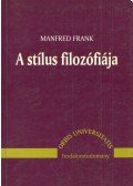 Manfred Frank - A stílus filozófiája