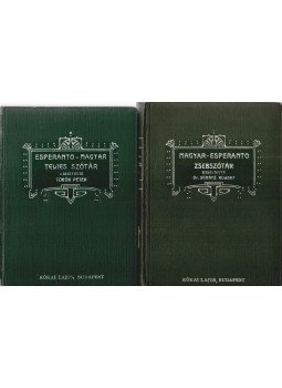 Török Péter, Schatz Róbert dr. - Teljes esperanto–magyar szótár Török Péter, Schatz Róbert dr. - Teljes esperanto–magyar szótár, Debrecen 1910 antikvár könyv