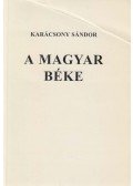 Karácsony Sándor - A magyar béke