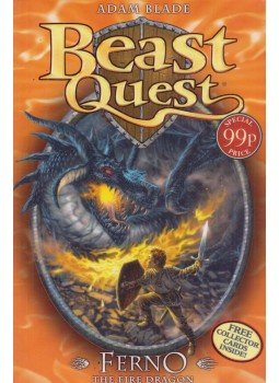 Adam Blade - Beast Quest 1: Ferno the Fire Dragon, London 2007 antikvár könyv