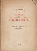 Paul Valéry - Paul Valéry versei és oxfordi előadása a költészetről