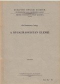 Dr. Kozmann György - A rugalmasságtan elemei