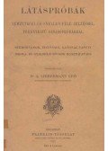 Liebermann Leó - Látáspróbák.