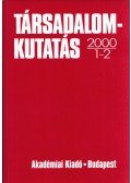 Gáthy Vera,Rozgonyi Tamás - Társadalomkutatás 2000/1-2.