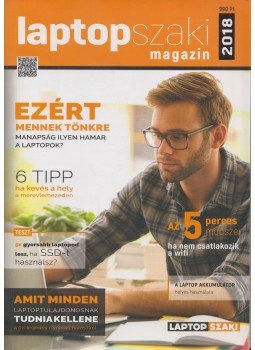 Benyó Dániel - Laptopszaki magazin 2018. évi kiadás, Budapest 2018 antikvár könyv