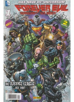 Geoff Johns, Finch, David - Forever Evil - Herrschaft des Bösen 1. Geoff Johns, Finch, David - Forever Evil - Herrschaft des Bösen 1., Stuttgart 2014 antikvár könyv