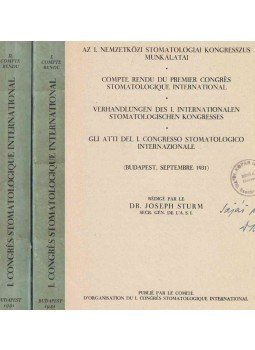 - Az I. Nemzetközi Stomatologiai Kongresszus I-II. - Az I. Nemzetközi Stomatologiai Kongresszus I-II., Budapest 0 antikvár könyv