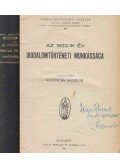 Kozocsa Sándor - Az 1932-39 évek irodalomtörténeti munkássága (dedikált, egybekötve)